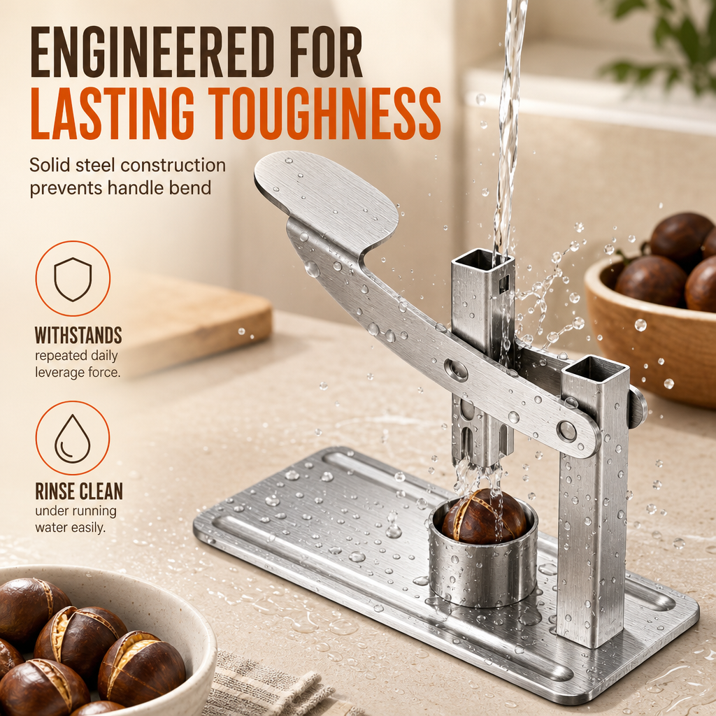 🌰Last Day Promotion 50% OFF🔥Stainless Steel Chestnut and Nut Cracker