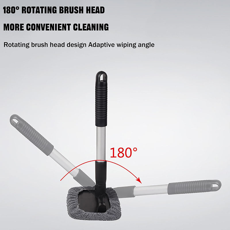 🥳2026 HOT SALE🥳💞50K+ SOLD! 🧲🌀 50% OFF! Dual Magnetic Car Window Cleaner – cleans both sides in one pass, extendable handle & reusable microfiber cloths. Streak-free glass, inside & out! 🚗✨