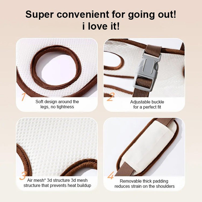 🐾 50% Off Now ✨ Portable Pet Carrier Sling Bag — Breathable & Padded Strap 🎒