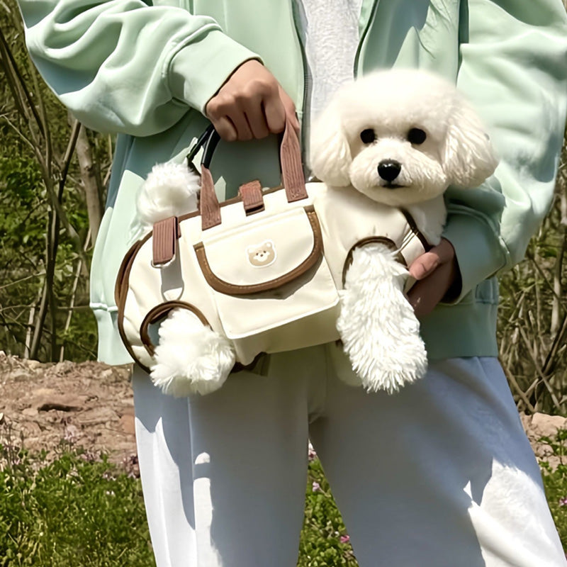 🐾 50% Off Now ✨ Portable Pet Carrier Sling Bag — Breathable & Padded Strap 🎒