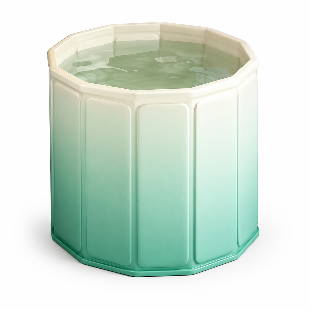 🔥 50% OFF 🛁 Portable Folding Bathtub for Adults – Large Thickened Insulated Soaking Tub with Cushion & Drain Pipe ✨