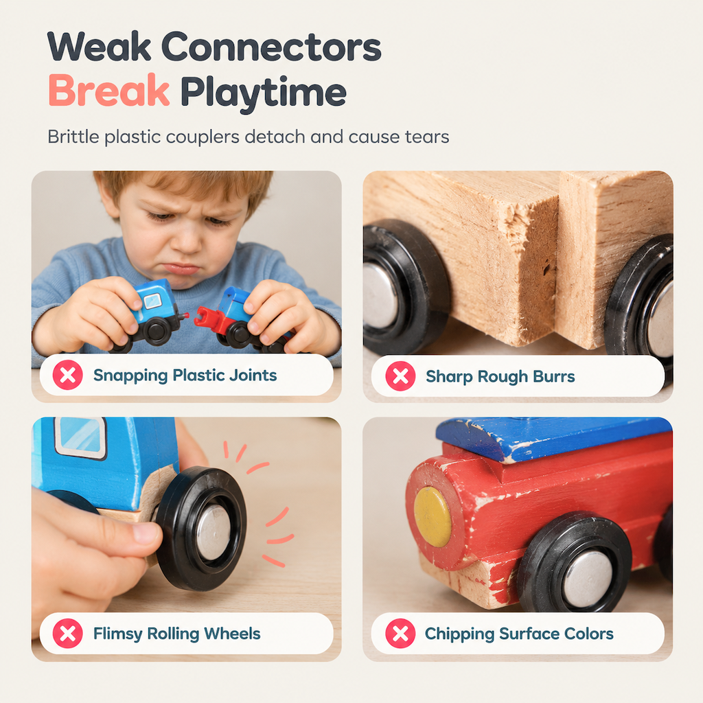 🚂 Magnetic Wooden Number Train | Counting & Pretend-Play Toy Sets