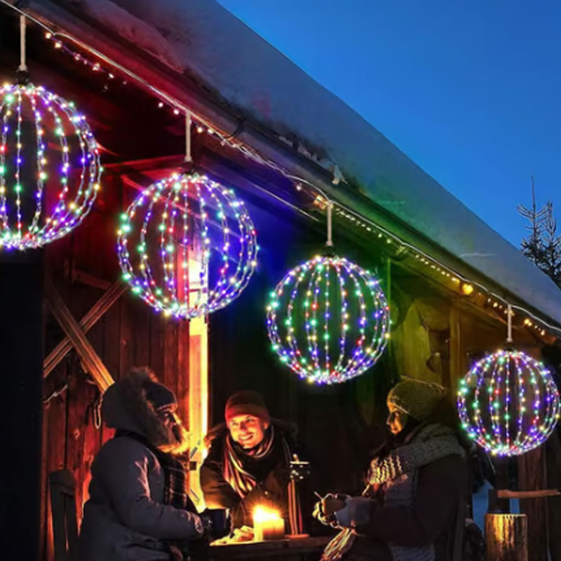 📢📢50% OFF !! ⏰Hanging LED Sphere Decoration Light