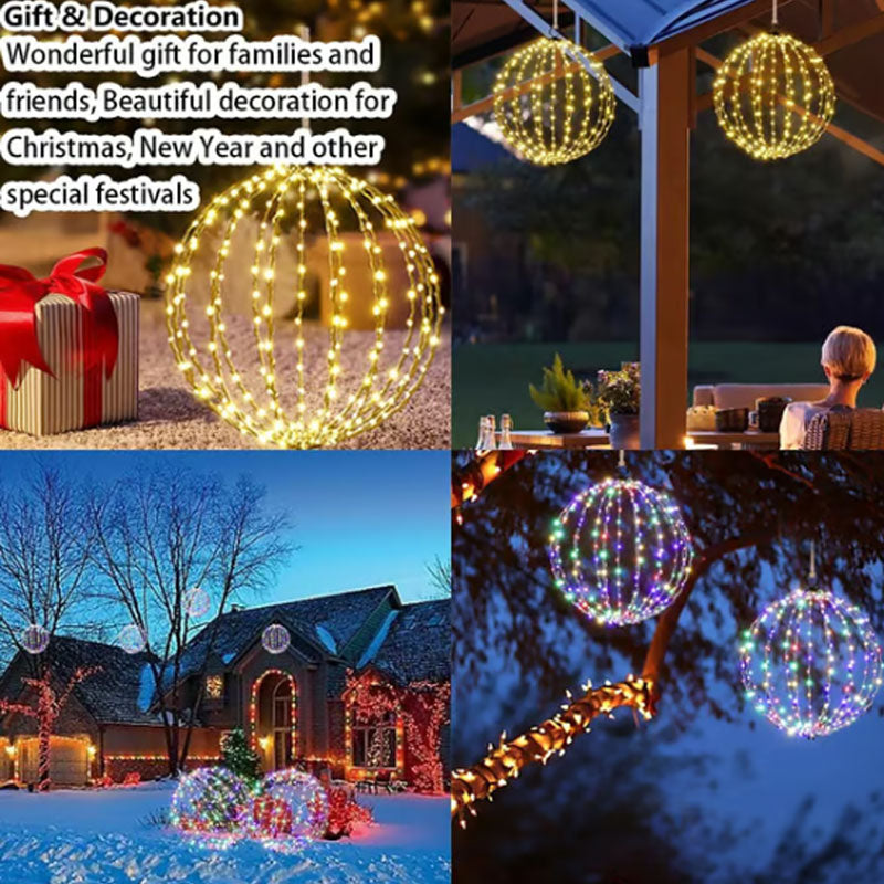 📢📢50% OFF !! ⏰Hanging LED Sphere Decoration Light