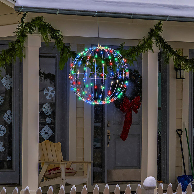 📢📢50% OFF !! ⏰Hanging LED Sphere Decoration Light
