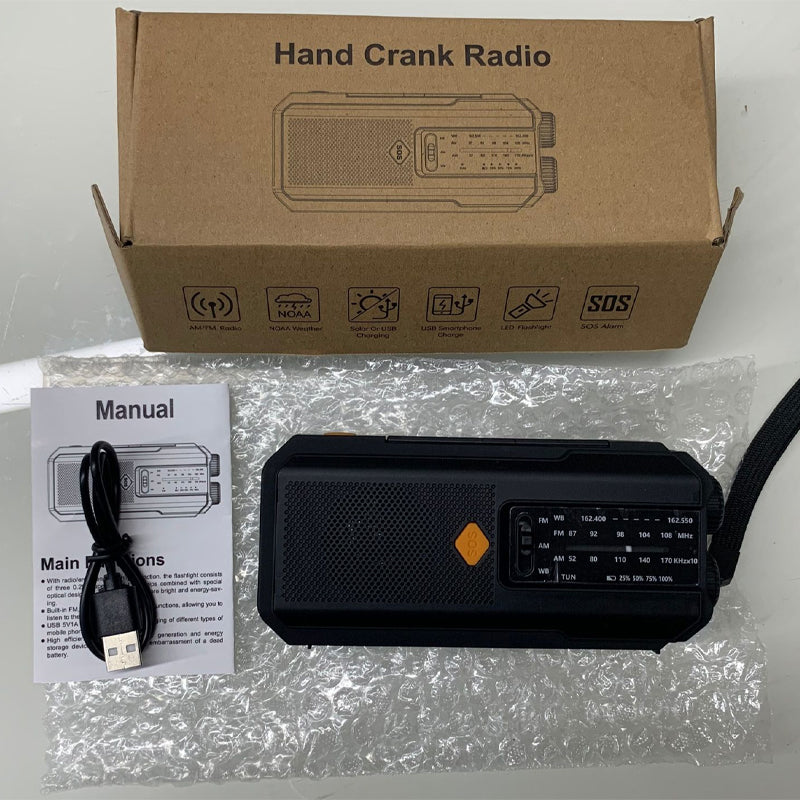 📢 LIMITED-TIME 50% OFF! 🌦️ Solar Hand-Crank Emergency Weather Radio – Stay Informed & Powered During Storms, Power Cuts & Off-Grid Trips ✨