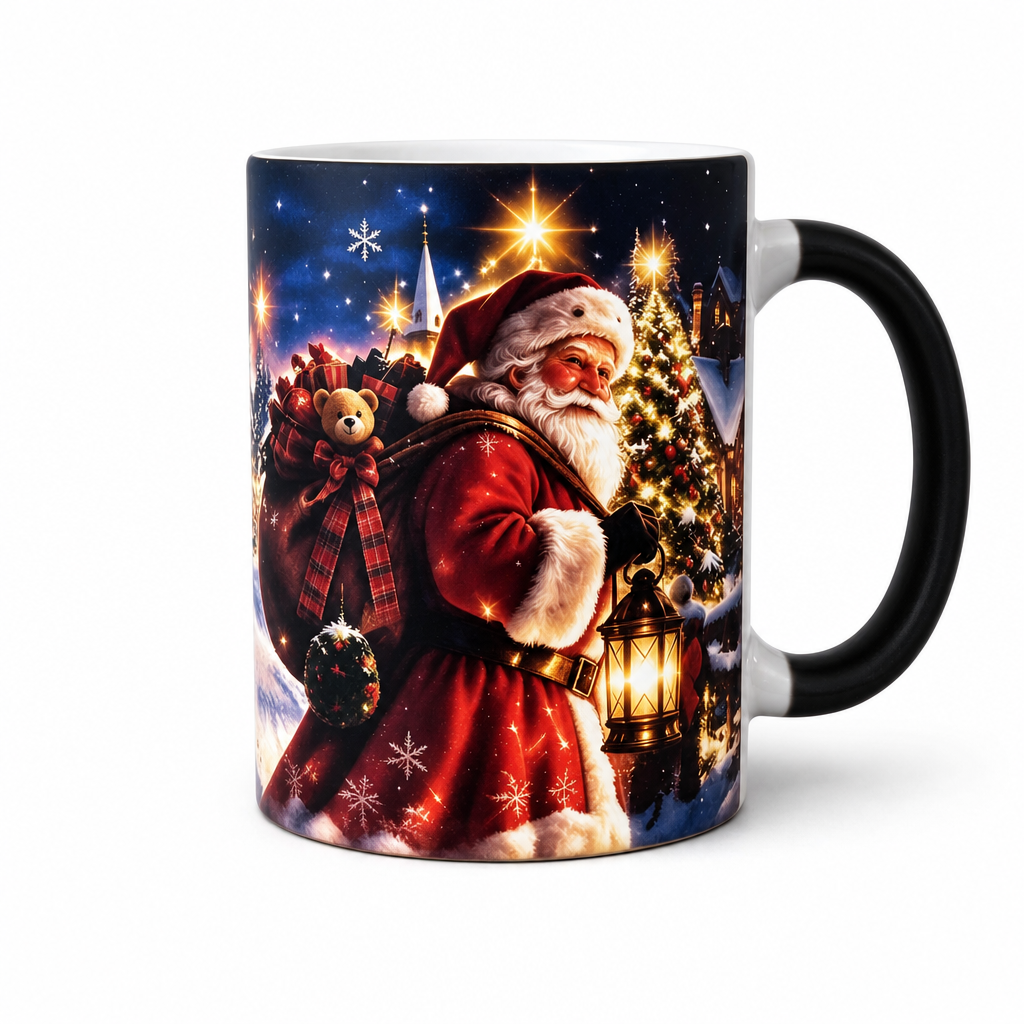 ☕50% OFF NOW! Christmas Santa Claus Heat-Activated Color-Changing Mug – Magic Heat Reveal Holiday Cup, Premium Stoneware Xmas Coffee Mug, Surprise Christmas Gift FB Short Video Ad Copy