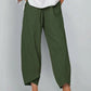 👖50% OFF NOW!✨Vintage Asymmetrical Elastic Waist Pockets Pants – Unique Design, Comfortable Fit & Functional Style🌸