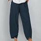 👖50% OFF NOW!✨Vintage Asymmetrical Elastic Waist Pockets Pants – Unique Design, Comfortable Fit & Functional Style🌸