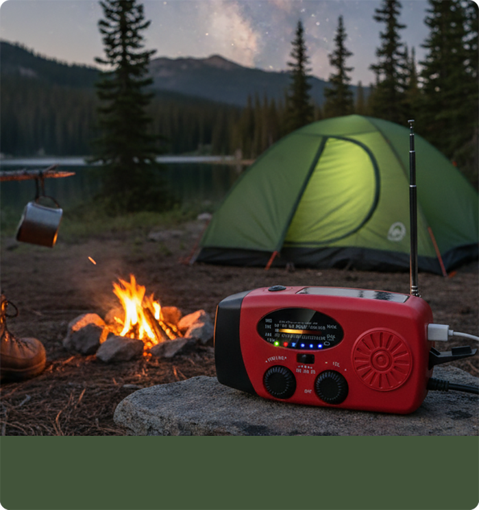 📻 LIMITED-TIME 50% OFF! ⚡ Multifunctional Solar Emergency Radio – Self-charging, Alert-ready, Compact ✨