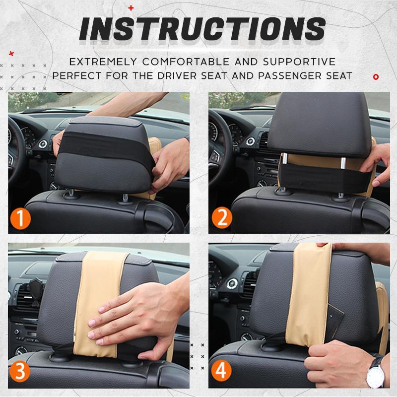 🎁Hot Sale 50% OFF⏳Car Seat Headrest Neck Rest Cushion