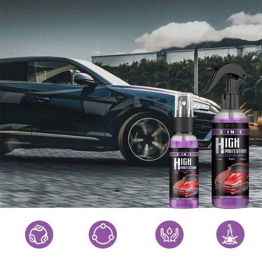 🔥Buy 2 get 1 free！🚗3 in 1 High Protection Quick Car Coating Spray💗