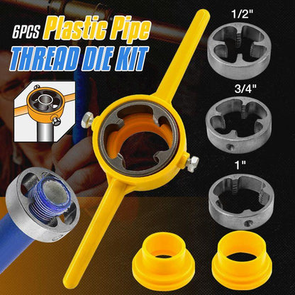 🔥Last Day Sale 50%🔥6PCS Plastic Pipe Thread Die Kit - clarioy