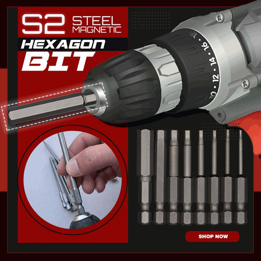 S2 Steel Magnetic Hexagon Bit Set