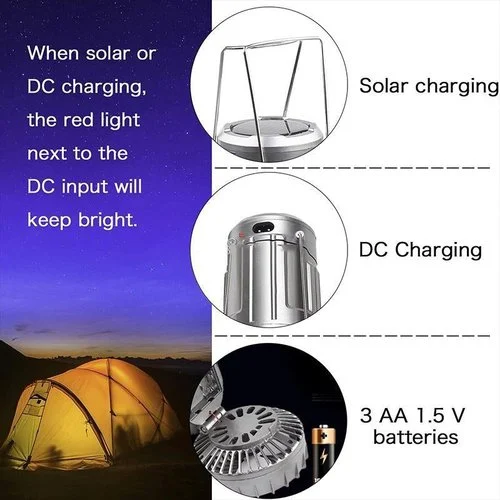 (🔥HOT SALE NOW-49% OFF) 6 in 1 Portable Solar LED Camping Lantern - clarioy