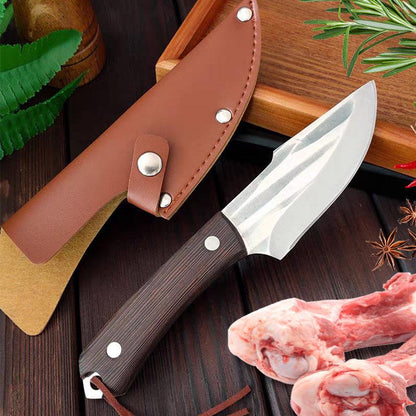 Meat Cleaver Knife (with leather cover) - clarioy