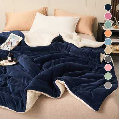 [Winter Gift] Double Layer Thickened Cashmere Blanket - clarioy