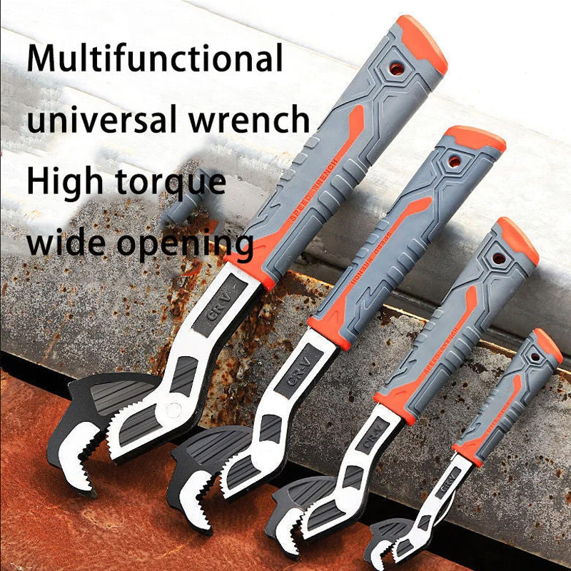 Industrial Grade Multifunctional Self-locking Pipe Wrench Tool - clarioy