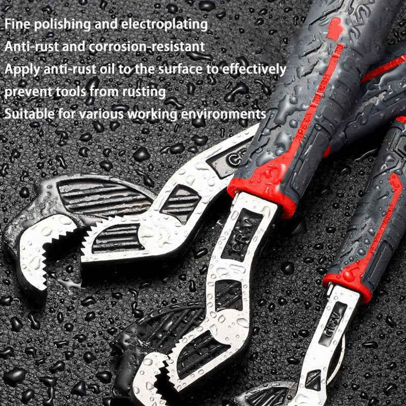 Industrial Grade Multifunctional Self-locking Pipe Wrench Tool - clarioy