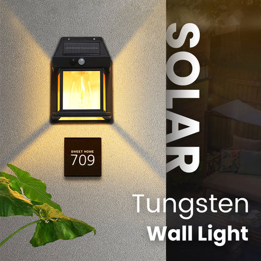 🎁Christmas Limited Discount⏳ Motion Sensor Solar Tungsten Wall Light