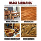 Wood Cleaner & Polish 3.5 Oz- Comes with Premium Brush - clarioy