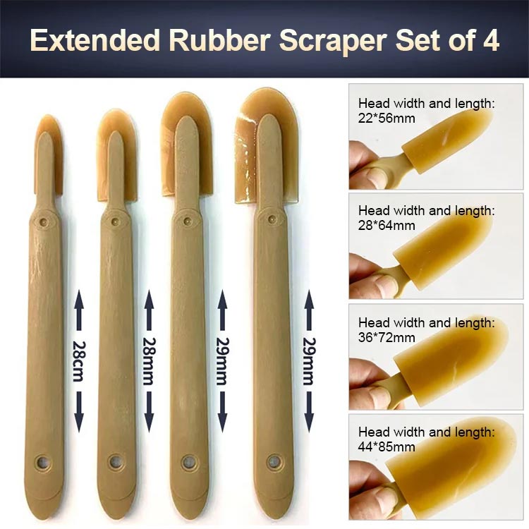 Extended Length Rubber Spatula Caulking Tool（50% OFF）