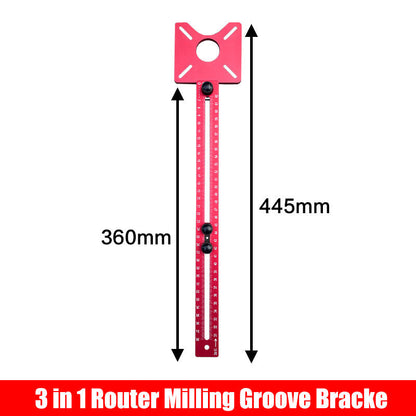 3 in 1 Router Milling Groove Bracke - clarioy