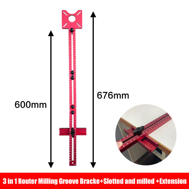 3 in 1 Router Milling Groove Bracke - clarioy